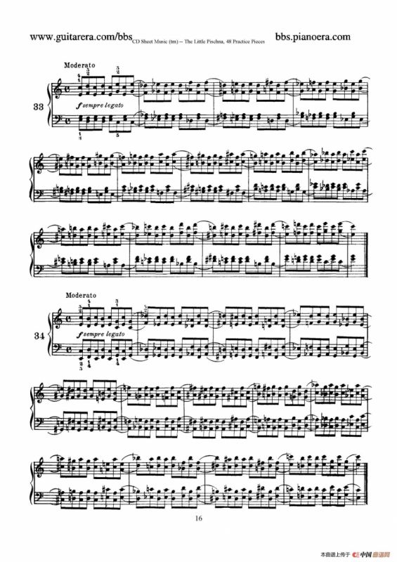 48 Practice Pieces（四十八首钢琴练习曲）