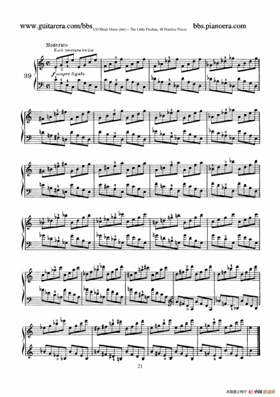 48 Practice Pieces（四十八首钢琴练习曲）