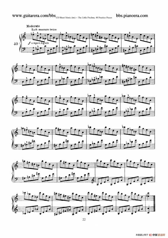 48 Practice Pieces（四十八首钢琴练习曲）