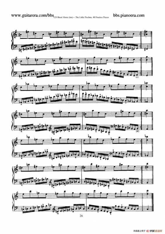 48 Practice Pieces（四十八首钢琴练习曲）