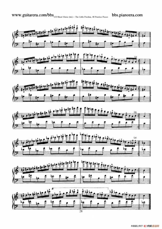 48 Practice Pieces（四十八首钢琴练习曲）