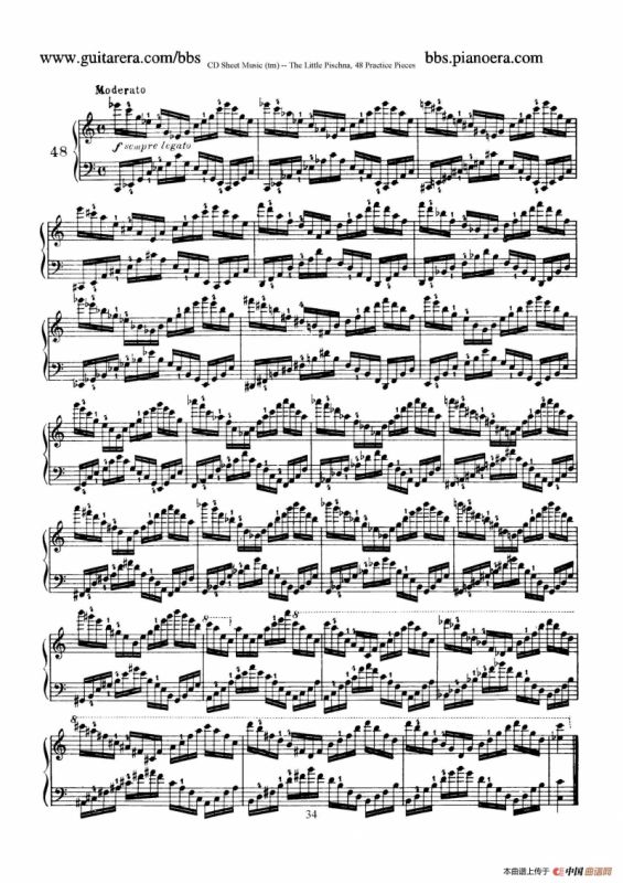 48 Practice Pieces（四十八首钢琴练习曲）