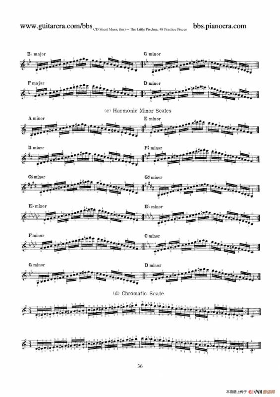 48 Practice Pieces（四十八首钢琴练习曲）