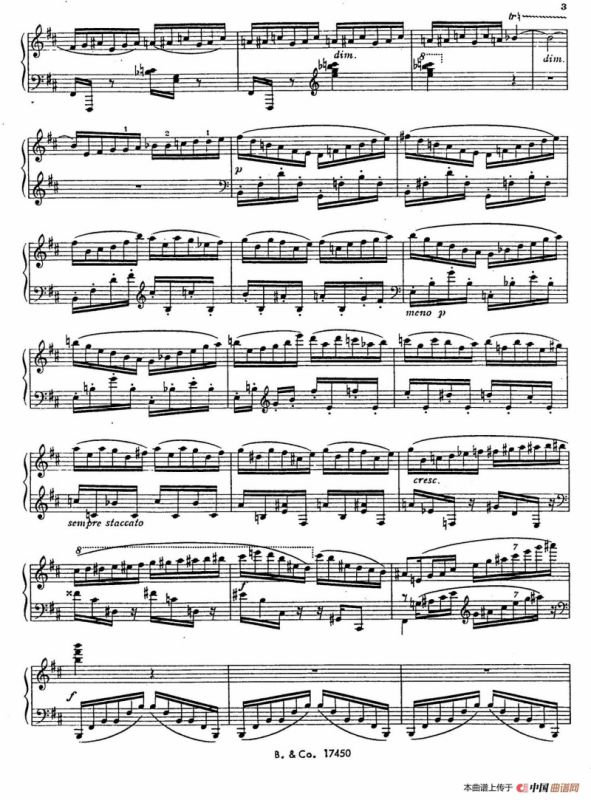 Premiere Etude de Concert Op.65（第一号音乐会练习曲）