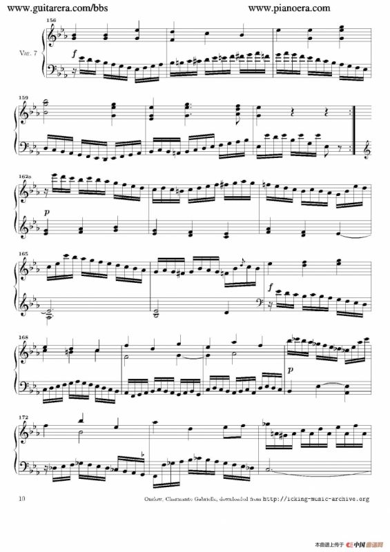 Variations in E-flat Major Op.12（降E大调变奏曲）