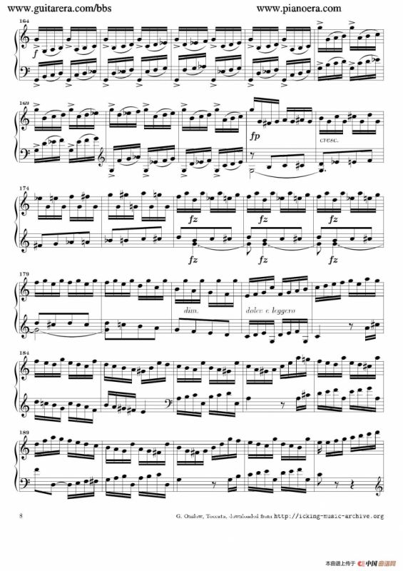 Toccata in C Major Op.6（C大调托卡塔）