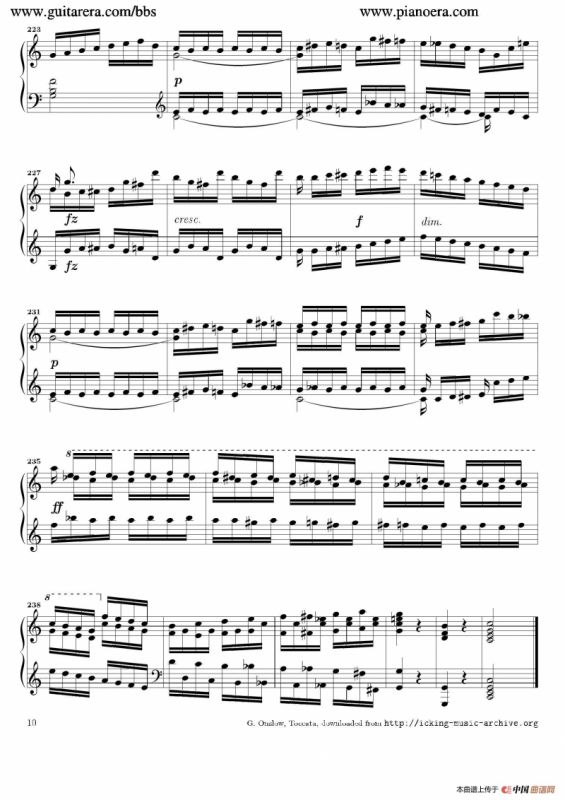 Toccata in C Major Op.6（C大调托卡塔）