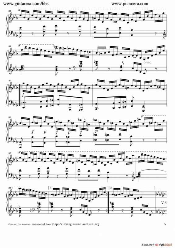 Air Ecossais Varie Op.5（苏格兰歌调变奏曲）