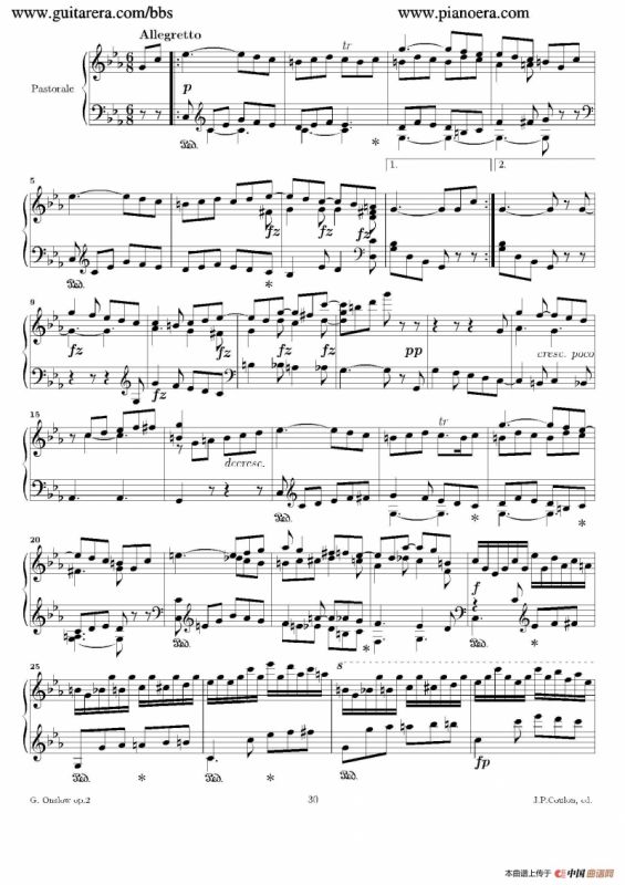 Grande Piano Sonata in c Minor Op.2（c小调华丽钢琴奏鸣曲·第四乐章）