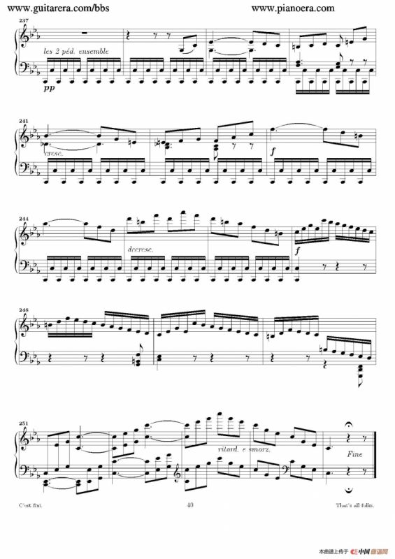 Grande Piano Sonata in c Minor Op.2（c小调华丽钢琴奏鸣曲·第四乐章）