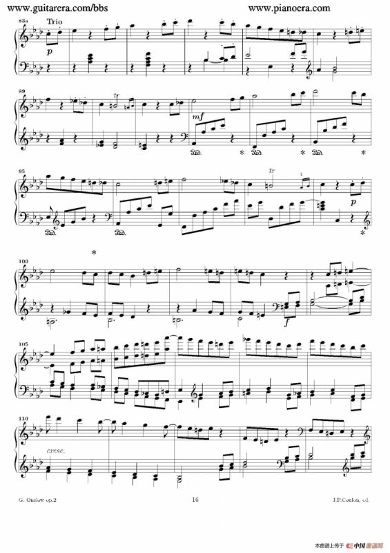 Grande Piano Sonata in c Minor Op.2（c小调华丽钢琴奏鸣曲·第三乐章）