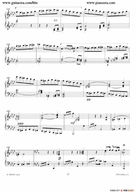 Grande Piano Sonata in c Minor Op.2（c小调华丽钢琴奏鸣曲·第三乐章）