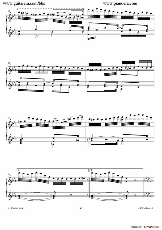 Grande Piano Sonata in c Minor Op.2（c小调华丽钢琴奏鸣曲·第三乐章）