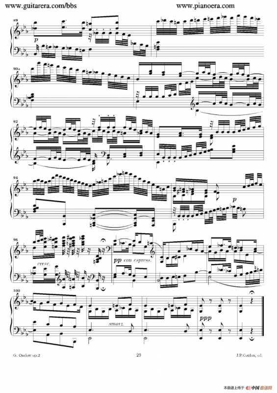 Grande Piano Sonata in c Minor Op.2（c小调华丽钢琴奏鸣曲·第三乐章）