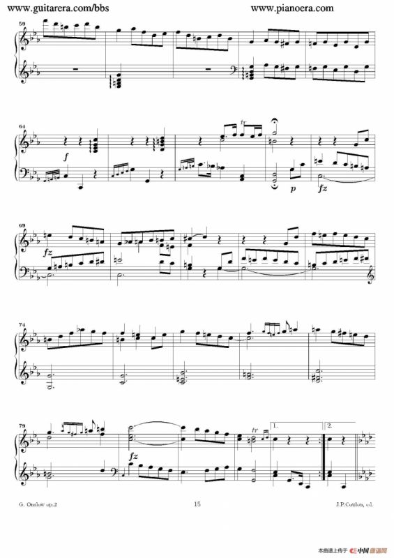 Grande Piano Sonata in c Minor Op.2（c小调华丽钢琴奏鸣曲·第二乐章）