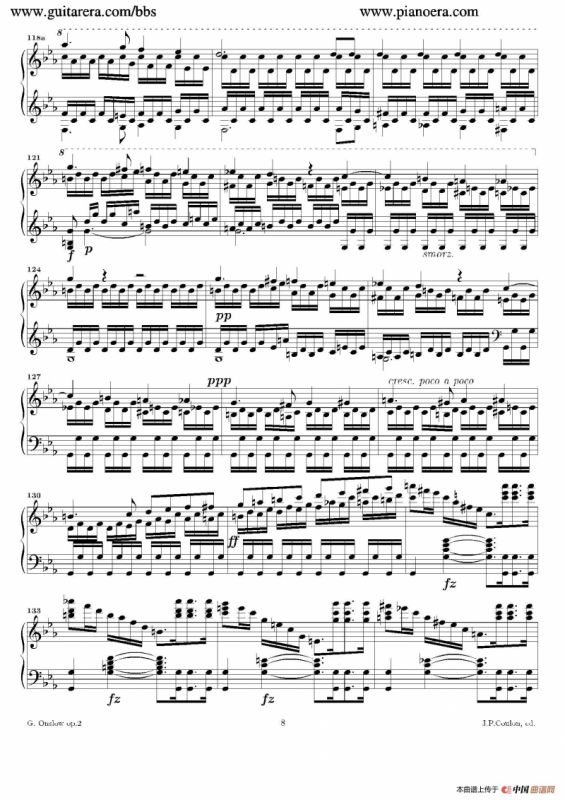 Grande Piano Sonata in c Minor Op.2（c小调华丽钢琴奏鸣曲·第一乐章）