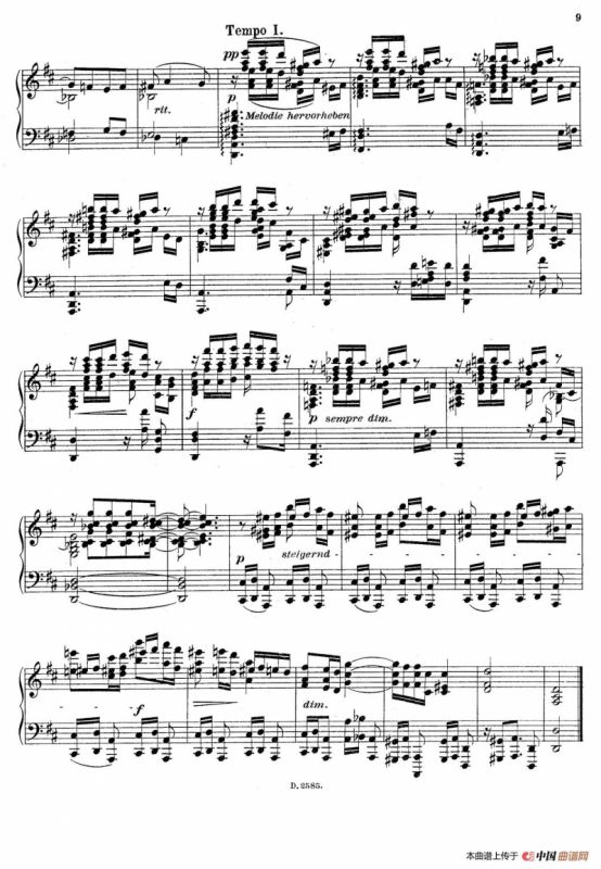 Fantasien über Gedichte von Richard Dehmel Op.9（德默尔之诗幻想曲3. 爱情）