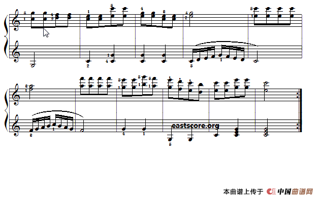 车尔尼《 小钢琴家》（Czerny 823）第34首（曲谱及练习提示）