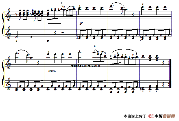 车尔尼《 小钢琴家》（Czerny 823）第39首（曲谱及练习提示）