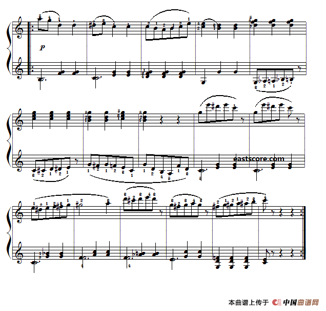 车尔尼《 小钢琴家》（Czerny 823）第40首（曲谱及练习提示）