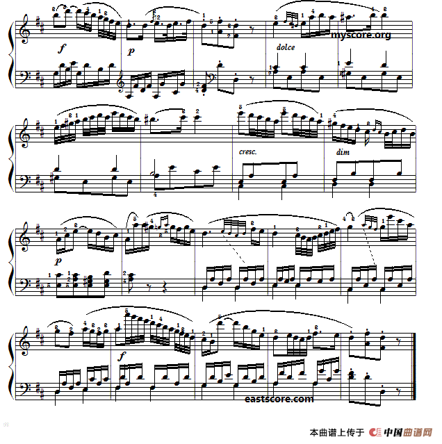 车尔尼《小钢琴家》（Czerny 823）第55首（曲谱及练习提示）