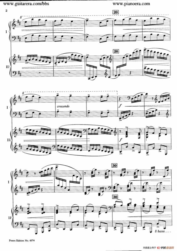 Rondo in D Major Op.87a（D大调回旋曲·双钢琴）