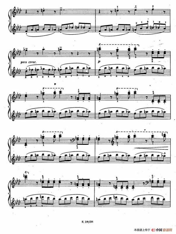 Ten Bagatelles Op.5（10首小品·8. 降A大调）