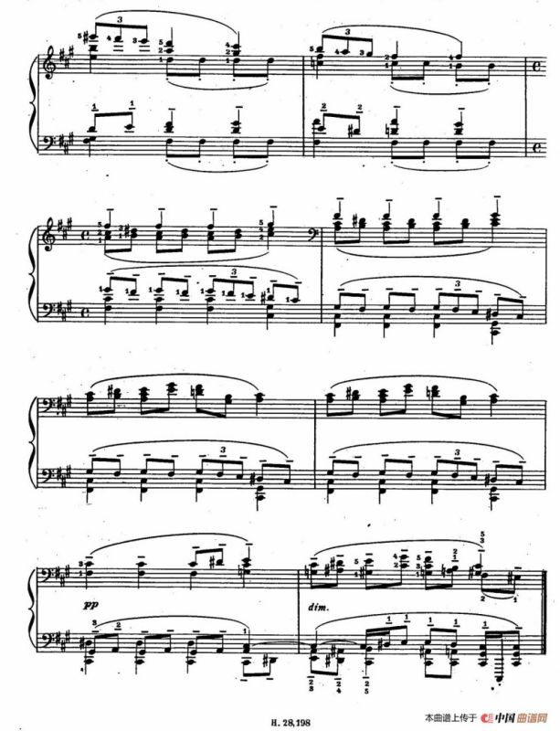 Ten Bagatelles Op.5（10首小品·5. 升f小调）