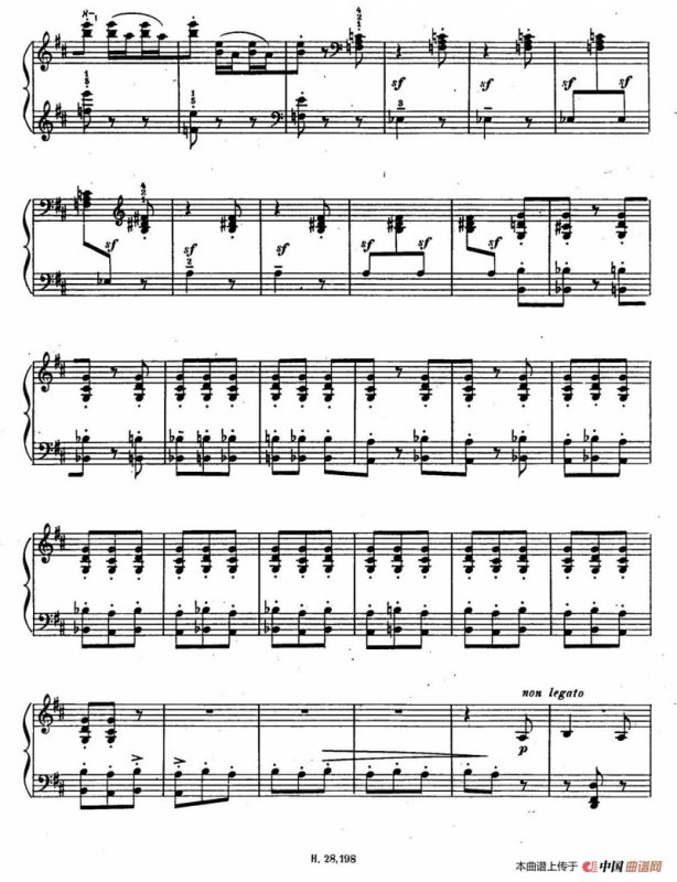 Ten Bagatelles Op.5（10首小品·3. D大调）