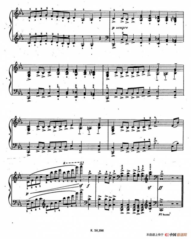 Ten Bagatelles Op.5 （10首小品·1. c小调）