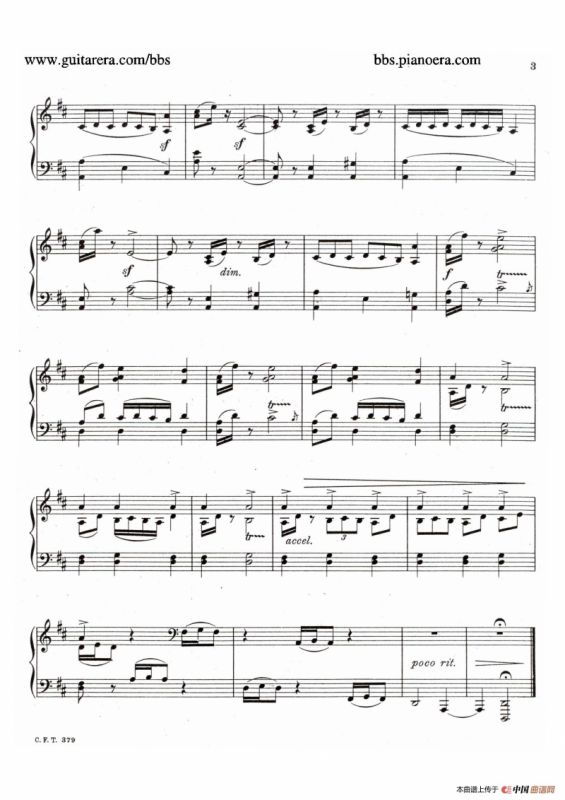 Eight Preludes Op.30（8首前奏曲 5. D大调）