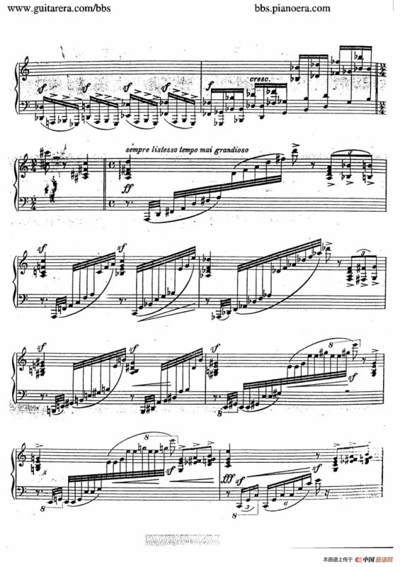 Etude in C Major For The Left Hand Op.32（C大调左手练习曲）
