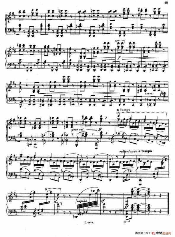 Charakterskizzen Op.40（个性素描 4. 万花筒 Kaleidoskop）