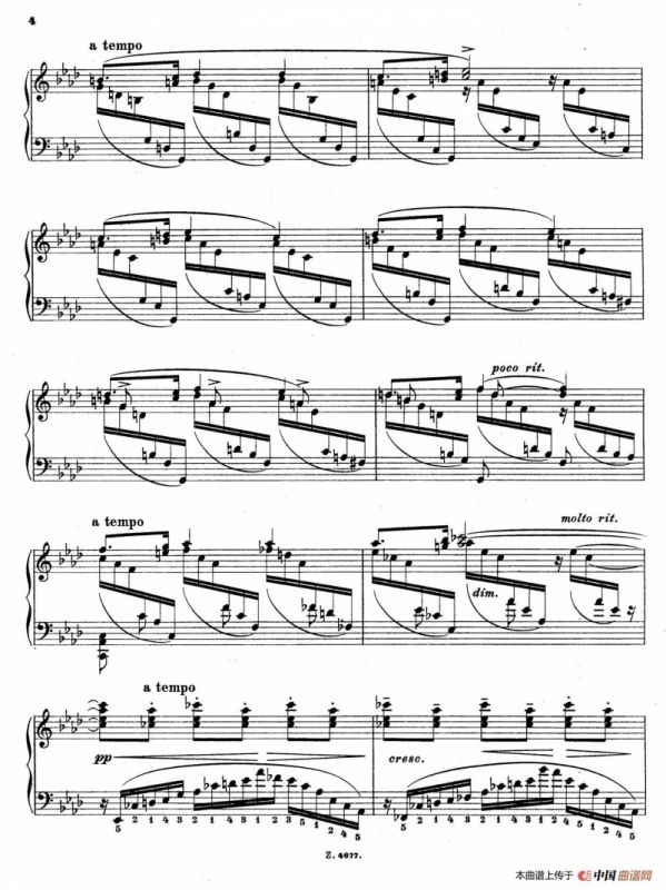 Charakterskizzen Op.40（个性素描 3. 无题 Nenien）