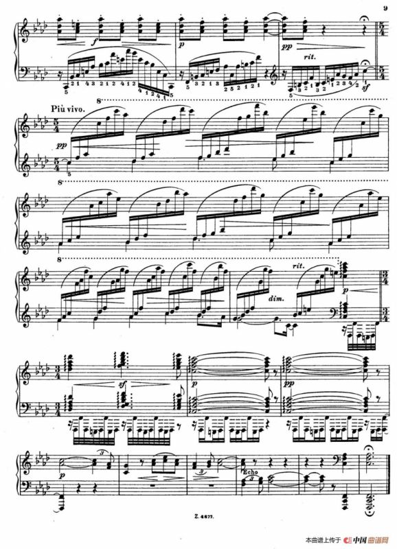 Charakterskizzen Op.40（个性素描 3. 无题 Nenien）