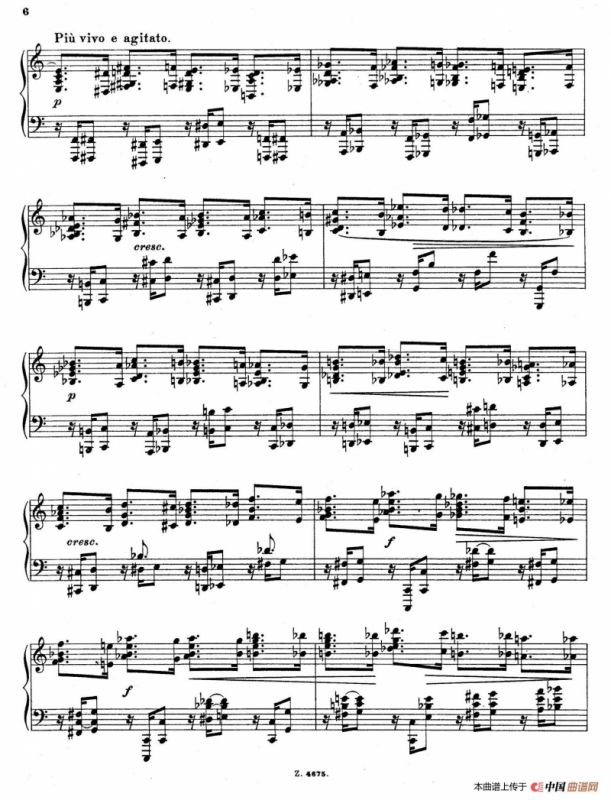 Charakterskizzen Op.40（个性素描 1. 幻影 Vision）