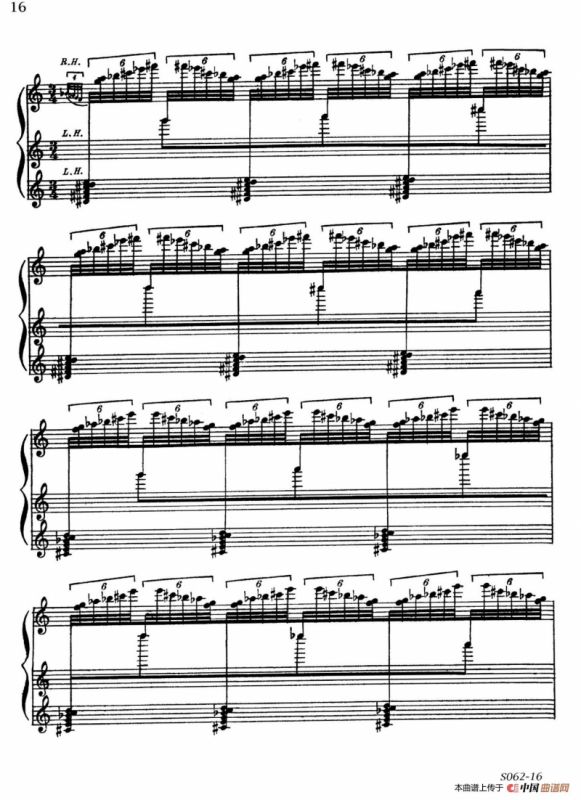 Arabesques Op.42（阿拉伯风格曲 9. 呼啸肆虐的风 ）