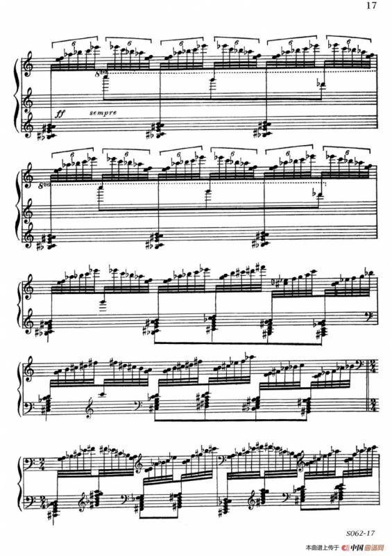 Arabesques Op.42（阿拉伯风格曲 9. 呼啸肆虐的风 ）