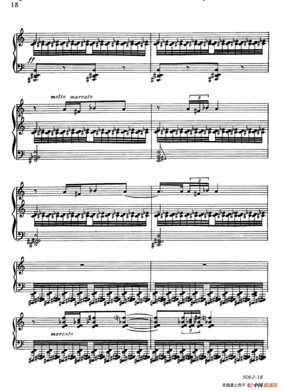 Arabesques Op.42（阿拉伯风格曲 9. 呼啸肆虐的风 ）