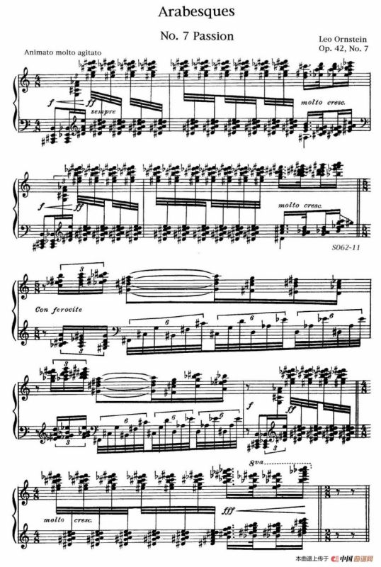 Arabesques Op.42（阿拉伯风格曲 7. 热情）