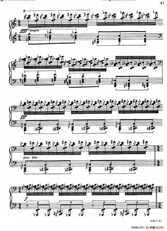 Poems of 1917 Op.41（1917之诗 8. 战争）