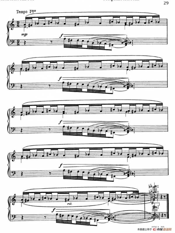 Poems of 1917 Op.41（1917之诗 7. 战场背后的歌谣）