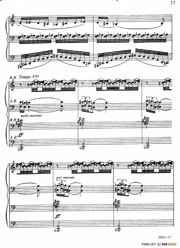 Poems of 1917 Op.41（1917之诗 4. 被侵略者的愤怒）