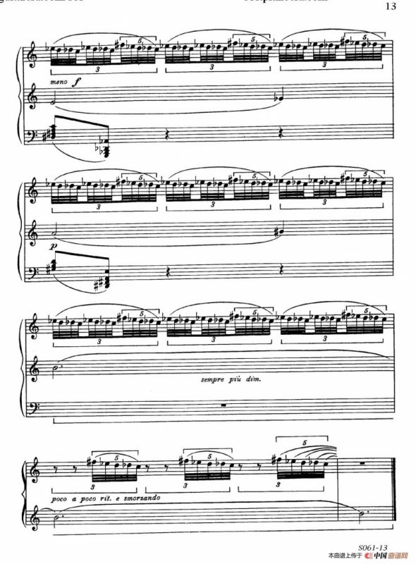 Poems of 1917 Op.41（1917之诗 2. 绝望的传播者）