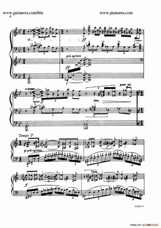 Fourth Piano Sonata S.360（第四钢琴奏鸣曲）
