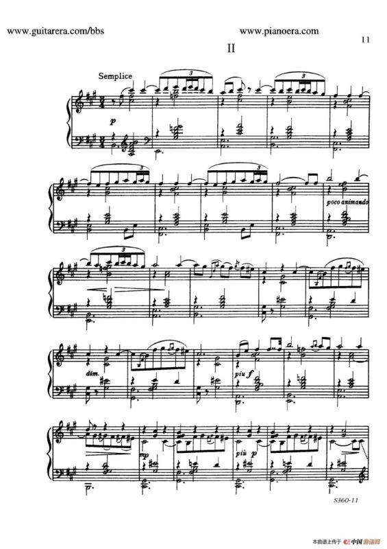 Fourth Piano Sonata S.360（第四钢琴奏鸣曲）