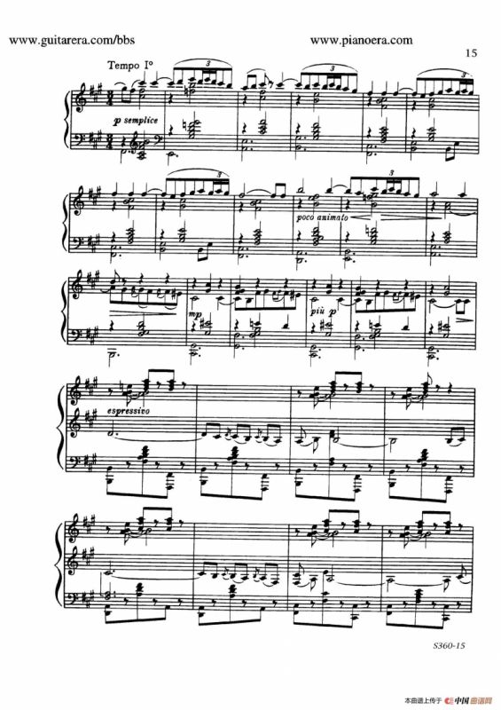Fourth Piano Sonata S.360（第四钢琴奏鸣曲）