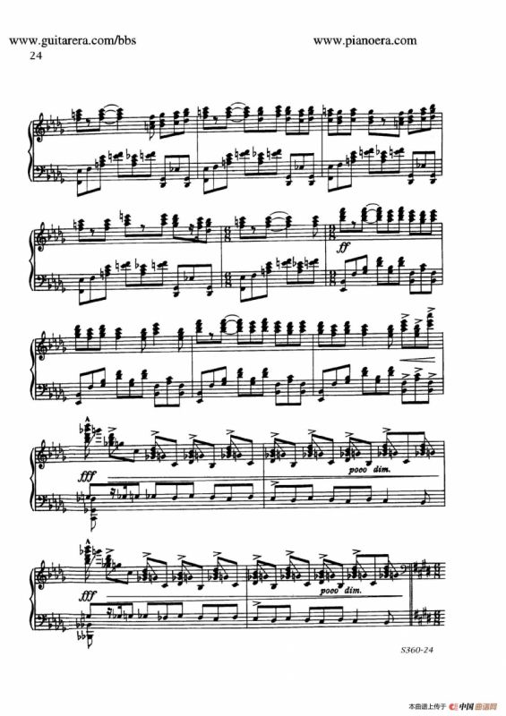 Fourth Piano Sonata S.360（第四钢琴奏鸣曲）