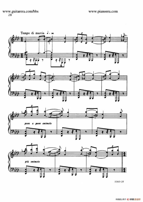 Fourth Piano Sonata S.360（第四钢琴奏鸣曲）