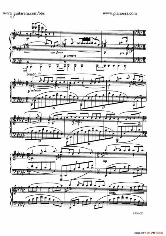Fourth Piano Sonata S.360（第四钢琴奏鸣曲）